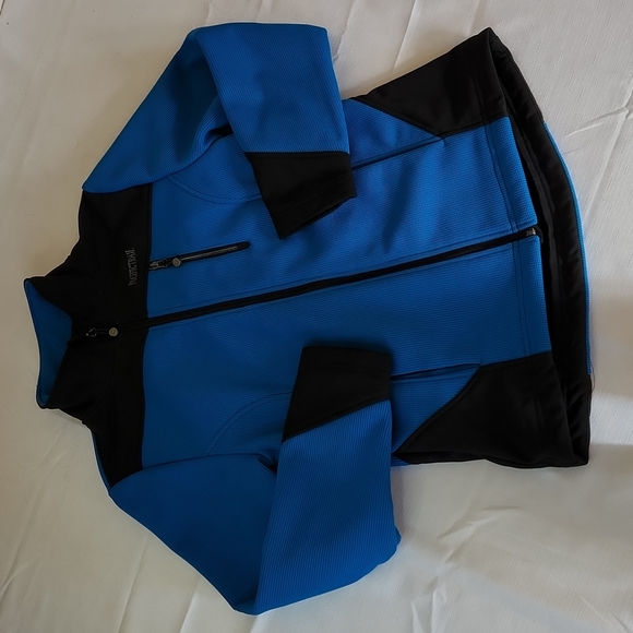 Pacific Trail Blue Black Textured Active Jacket. Size M - Picture 2 of 9